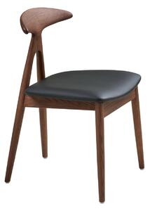 Scaun dining Lanuza, Maro inchis, 51x48x77 cm