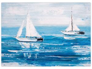 Tablou - Pictură yacht pe mare (70x50 cm)
