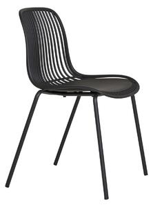 Scaun dining Branson, Negru, 55x46.5x82 cm