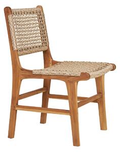 Scaun dining Derby, Natural, 56x50x90 cm