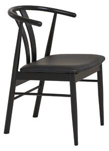 Scaun dining Artenara, Negru, 56x51x77 cm