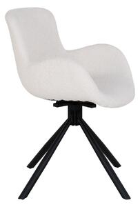 Scaun dining Amorim, Alb/Bej, 58x59x82.5 cm