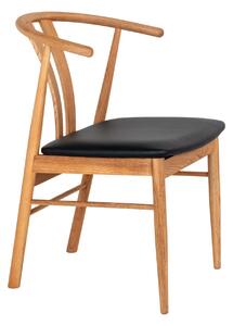 Scaun dining Artenara, Natural, 56x51x77 cm