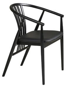 Scaun dining Agustin, Negru, 54x57x78 cm