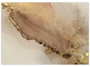 Tablou - Sclipici auriu (70x50 cm)