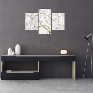Tablou - Copac cu decor auriu (90x60 cm)