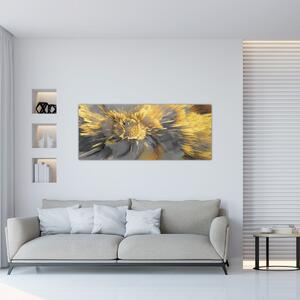 Tablou - Expansiunea aurului (120x50 cm)