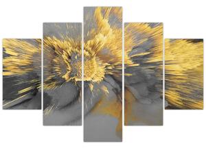 Tablou - Expansiunea aurului (150x105 cm)