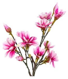 Planta artificiala decorativa Magnolia, Verde, 30x40x75 cm
