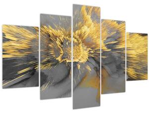 Tablou - Expansiunea aurului (150x105 cm)