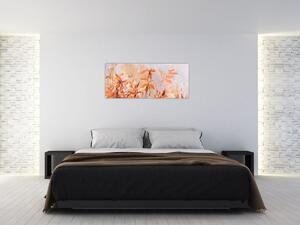 Tablou - Flori pictate (120x50 cm)