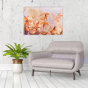 Tablou - Flori pictate (70x50 cm)