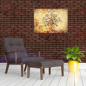 Tablou - Copacul vieții mozaic (70x50 cm)