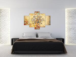 Tablou - Copacul vieții mozaic (150x105 cm)