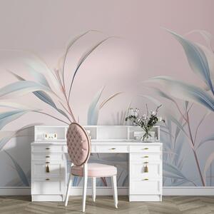 Tapet Eleganța regală a frunzelor, Imagini de fundal unice, w05361 : Uwalls.ro