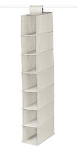 Organizator pentru șifonier de agățat din material textil Nancy – Compactor