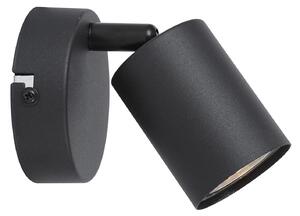 Aplica perete Klausen Spike AP1-B design industrial negru metal 9.5x13.5x8 cm corp iluminat modern pentru accent interior soclu GU10 durabil elegant