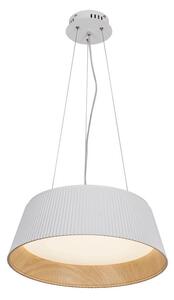Lustră albă-în culoare naturală LED cu abajur din metal ø 45 cm Umbria – Candellux Lighting