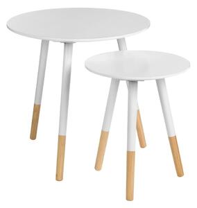 Măsuțe auxiliare 2 buc. rotunde ø 48 cm Viborg – Premier Housewares