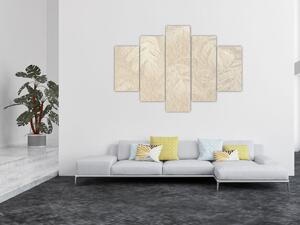 Tablou - Frunze în textură (150x105 cm)