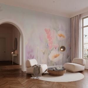 Tapet Flori sălbatice, Fototapet Acuarelă, w05032 : Uwalls.ro