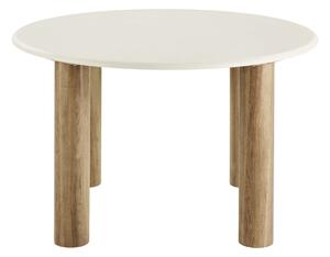 Masa dining Fondi, Nisip, 120x120x76 cm