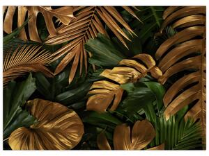 Tablou - Frunze aurii (70x50 cm)