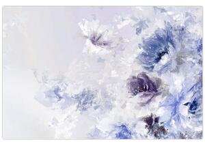 Tablou - Flori,pictură texturată (90x60 cm)