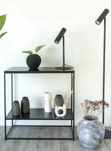 Lampa de podea Paris, Negru, 25x25x150 cm