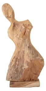 Sculptură din lemn de tec Bloomingville Lenoa, înălțime 70 cm
