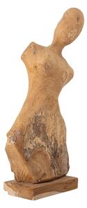 Sculptură din lemn de tec Bloomingville Lenoa, înălțime 70 cm