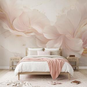 Tapet Flori roz pal pe un fundal deschis, Imagini de fundal unice, w05357 : Uwalls.ro