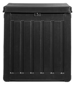 Lada depozitare pentru perne Sobra, Negru, 42.8x42.8x46.4 cm