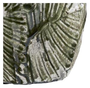 Ghiveci flori decorativ, Verde, 20x20x18.5 cm