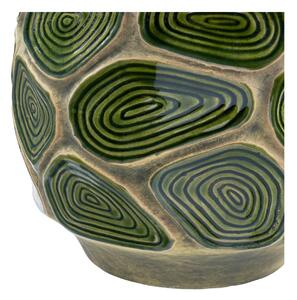 Ghiveci flori decorativ, Verde inchis, 18x18x16 cm