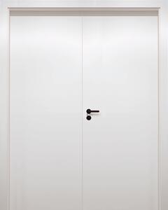 Usa de interior dubla Alb CPL cu toc metalic toc reglabil HDF Folie Decor