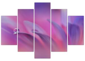 Tablou - Picătură pe floare (150x105 cm)