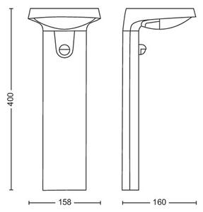 Philips TYLA LED 9W 230V 4000K IP44 lampă LED exterior cu senzor