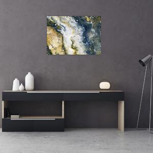 Tablou - Abstract auriu (70x50 cm)