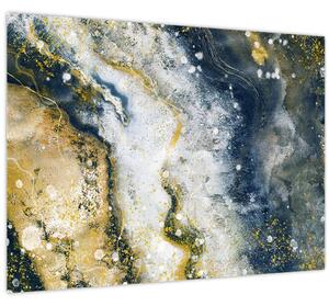 Tablou - Abstract auriu (70x50 cm)