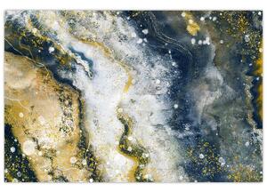 Tablou - Abstract auriu (90x60 cm)