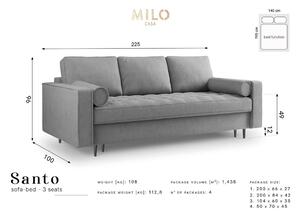 Canapea extensibilă Milo Casa Santo, bej deschis