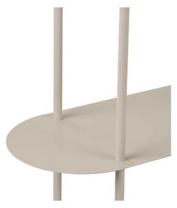 Etajera metalica joasa Rieti, Nisip , 118x31x97 cm