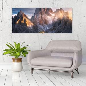 Tablou - Panoramă de munte (120x50 cm)