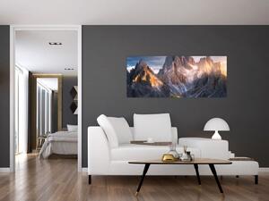 Tablou - Panoramă de munte (120x50 cm)