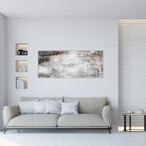 Tablou - Abstract pânză texturată (120x50 cm)