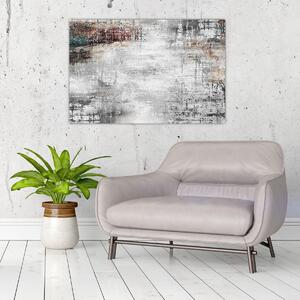 Tablou - Abstract pânză texturată (90x60 cm)