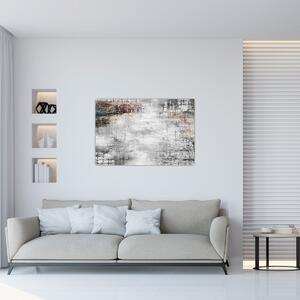 Tablou - Abstract pânză texturată (90x60 cm)