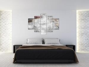 Tablou - Abstract pânză texturată (150x105 cm)