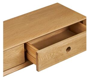 Comoda de perete Luzern, Nuc, 25x80x15 cm